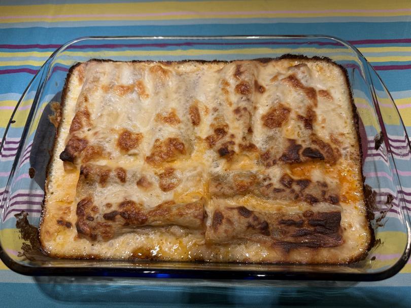 Canneloni met gehaktsaus