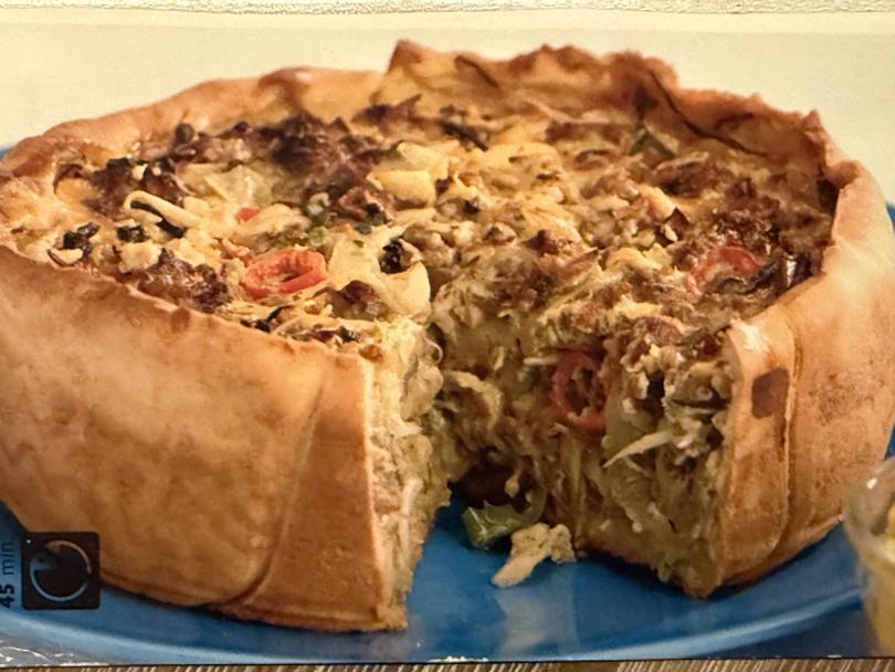 Gehakttaart met nasikruiden